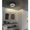 Illuminazione Globo Lighting Jayden Plafoniera LED Antracite, Nero, 1-Luce