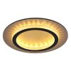 Illuminazione Globo Lighting Jayden Plafoniera LED Oro, Nero, 1-Luce
