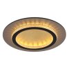 Illuminazione Globo Lighting Jayden Plafoniera LED Oro, Nero, 1-Luce
