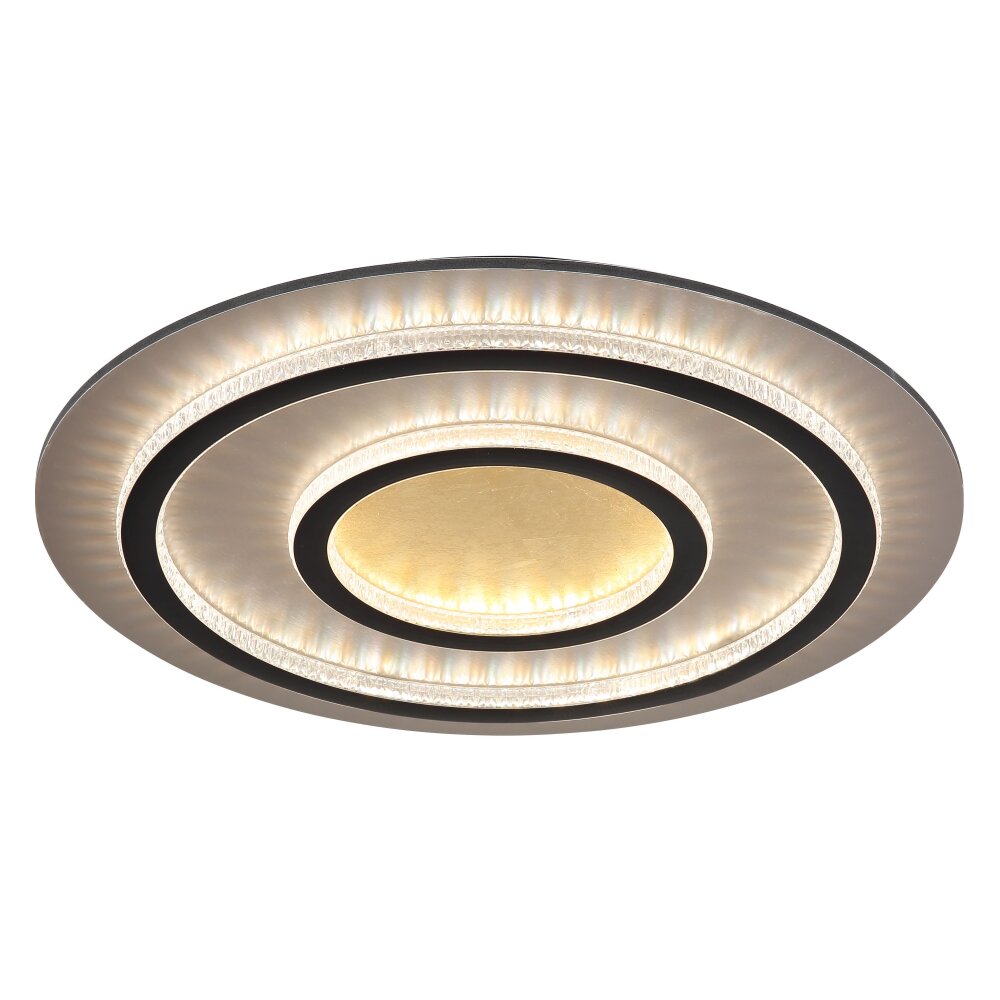 Illuminazione Globo Lighting Jayden Plafoniera LED Oro, Nero, 1-Luce, Telecomando main product photo