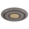 Illuminazione Globo Lighting Jayden Plafoniera LED Oro, Nero, 1-Luce, Telecomando