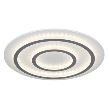 Illuminazione Globo Lighting Jayden Plafoniera LED Bianco, 1-Luce, Telecomando