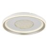 Illuminazione Globo Lighting Eila Plafoniera LED Bianco, 1-Luce, Telecomando