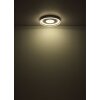 Illuminazione Globo Lighting Eila Plafoniera LED Bianco, 1-Luce, Telecomando
