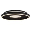 Illuminazione Globo Lighting Emory Plafoniera LED Nero, 1-Luce