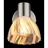Illuminazione Globo Lighting Zachery Plafoniera, Faretto da soffitto, Applique, Faretto da parete Nichel opaco, 1-Luce