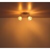 Illuminazione Globo Lighting Zachery Plafoniera Nichel opaco, 2-Luci