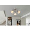 Illuminazione Globo Lighting Zachery Plafoniera Nichel opaco, 3-Luci
