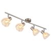 Illuminazione Globo Lighting Zachery Plafoniera Nichel opaco, 4-Luci