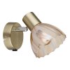 Illuminazione Globo Lighting Zachery Plafoniera, Faretto da soffitto, Applique, Faretto da parete Ottone, 1-Luce