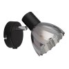 Illuminazione Globo Lighting Zachery Plafoniera, Faretto da soffitto, Applique, Faretto da parete Nero, 1-Luce