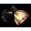 Illuminazione Globo Lighting Zachery Plafoniera, Faretto da soffitto, Applique, Faretto da parete Nero, 1-Luce