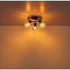 Illuminazione Globo Lighting Zachery Plafoniera Nero, 3-Luci