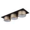 Illuminazione Globo Lighting Raymond Plafoniera LED Antracite, Nero, 1-Luce