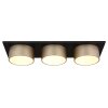 Illuminazione Globo Lighting Raymond Plafoniera LED Antracite, Nero, 1-Luce