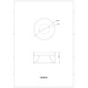 Illuminazione Globo Lighting Raymond Plafoniera LED Bianco, 1-Luce