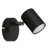 Illuminazione Globo Lighting Walters Plafoniera, Faretto da soffitto, Applique, Faretto da parete Nero, 1-Luce
