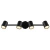 Illuminazione Globo Lighting Walters Plafoniera Nero, 4-Luci