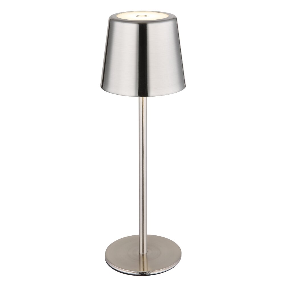 Illuminazione Globo Lighting Vancouver Lampada da tavolo LED Nichel opaco, 1-Luce main product photo