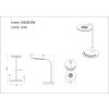 Illuminazione Globo Lighting Kenny Lampada da tavolo LED Bianco, 1-Luce