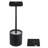 Illuminazione Globo Lighting Dixon Lampada da tavolo LED Nero, 1-Luce