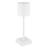 Illuminazione Globo Lighting Dixon Lampada da tavolo LED Bianco, 1-Luce