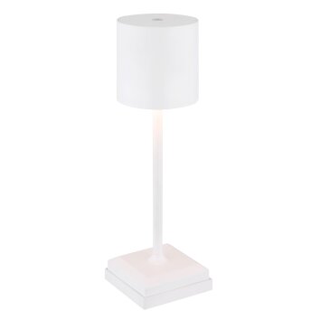 Illuminazione Globo Lighting Dixon Lampada da tavolo LED Bianco, 1-Luce