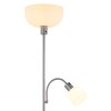 Illuminazione Globo Lighting Hinton Lampada da terra Argento, 1-Luce