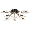 Illuminazione Globo Lighting Janis Plafoniera Nero, 8-Luci
