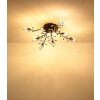 Illuminazione Globo Lighting Janis Plafoniera Nero, 8-Luci