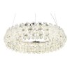 Illuminazione Globo Lighting Diann Lampadario a sospensione LED Cromo, 1-Luce
