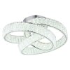 Illuminazione Globo Lighting Mucky Plafoniera LED Cromo, 1-Luce, Telecomando