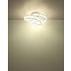 Illuminazione Globo Lighting Mucky Plafoniera LED Cromo, 1-Luce, Telecomando