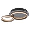 Illuminazione Globo Lighting Della Plafoniera LED Nero, 1-Luce