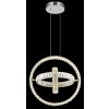 Illuminazione Globo Lighting Neil Lampadario a sospensione LED Cromo, 1-Luce, Telecomando