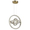 Illuminazione Globo Lighting Neil Lampadario a sospensione LED Oro, 1-Luce, Telecomando
