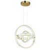Illuminazione Globo Lighting Neil Lampadario a sospensione LED Oro, 1-Luce, Telecomando