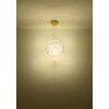 Illuminazione Globo Lighting Neil Lampadario a sospensione LED Oro, 1-Luce, Telecomando
