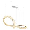 Illuminazione Globo Lighting Neil Lampadario a sospensione LED Cromo, 1-Luce, Telecomando