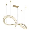Illuminazione Globo Lighting Neil Lampadario a sospensione LED Oro, 1-Luce, Telecomando