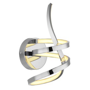 Illuminazione Globo Lighting Iduna Plafoniera LED Cromo, 1-Luce