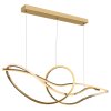 Illuminazione Globo Lighting Iduna Lampadario a sospensione LED Oro, 1-Luce, Telecomando