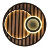 Illuminazione Globo Lighting Woody Plafoniera LED Écru, Nero, 1-Luce
