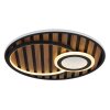 Illuminazione Globo Lighting Woody Plafoniera LED Écru, Nero, 1-Luce