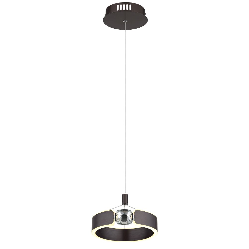 Illuminazione Globo Lighting Hendricks Lampadario a sospensione LED Bronzo, 1-Luce main product photo