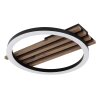 Illuminazione Globo Lighting Tisha Plafoniera LED Écru, Nero, 1-Luce
