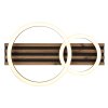 Illuminazione Globo Lighting Tisha Plafoniera LED Écru, Nero, 1-Luce