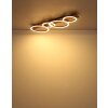 Illuminazione Globo Lighting Tisha Plafoniera LED Écru, Nero, 1-Luce