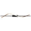 Illuminazione Globo Lighting Watkins Plafoniera LED Nero, 1-Luce