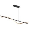 Illuminazione Globo Lighting Watkins Lampadario a sospensione LED Nero, 1-Luce